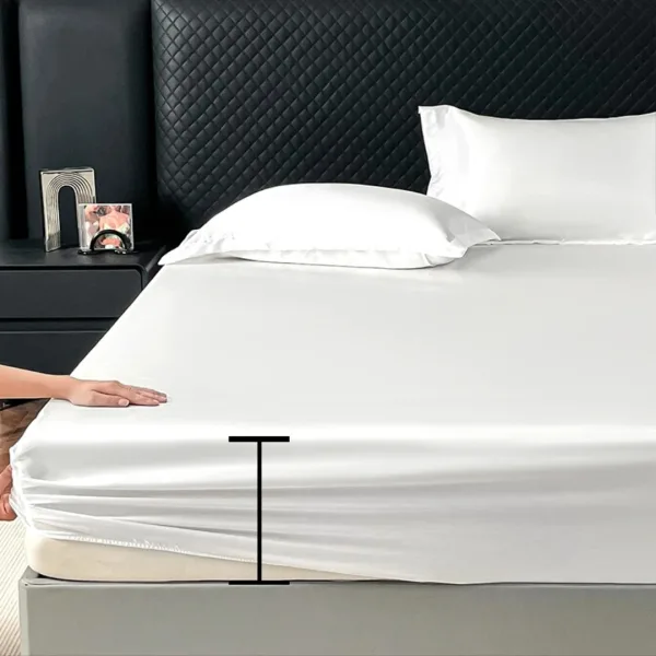housse protège matelas en satin 360